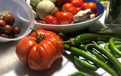 Parting with plastic and freezing kale