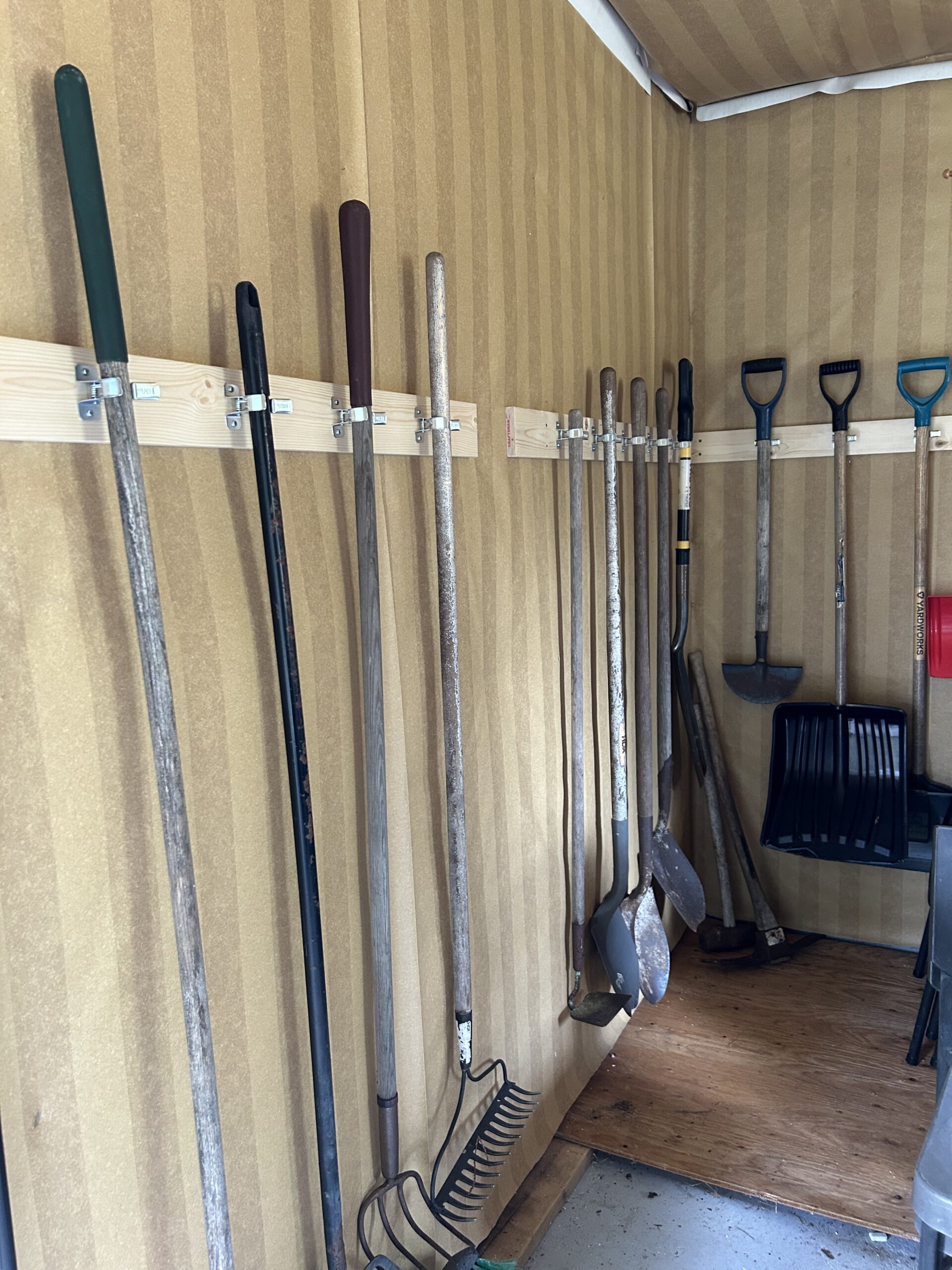 Everything in its place….and off the floor!