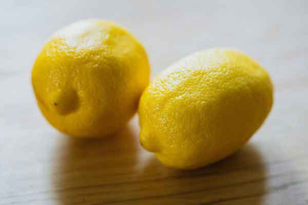 lemons 2 lemons on a countertop